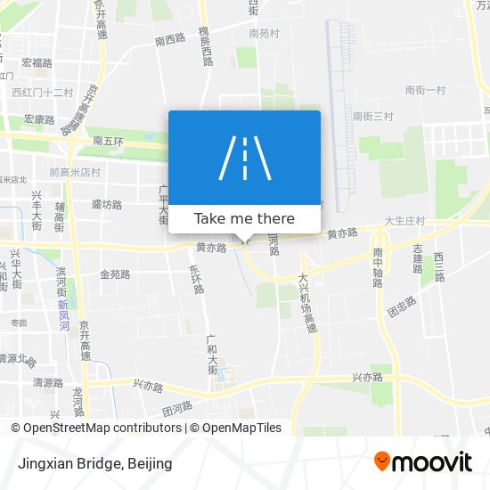 Jingxian Bridge map