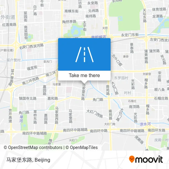 马家堡东路 map