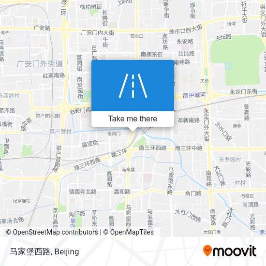 马家堡西路 map