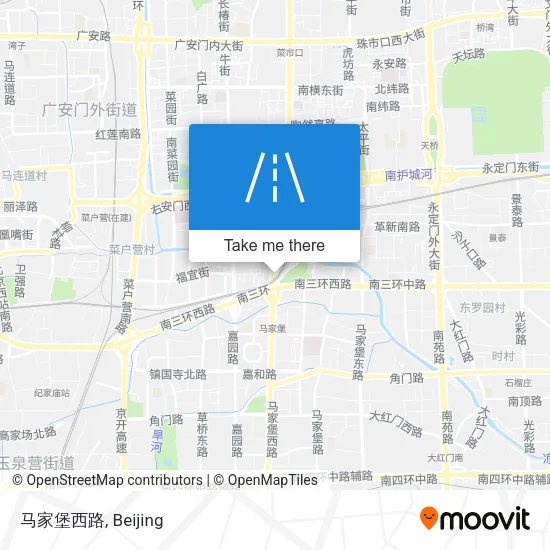 马家堡西路 map
