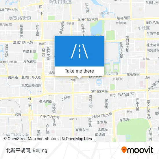北新平胡同 map