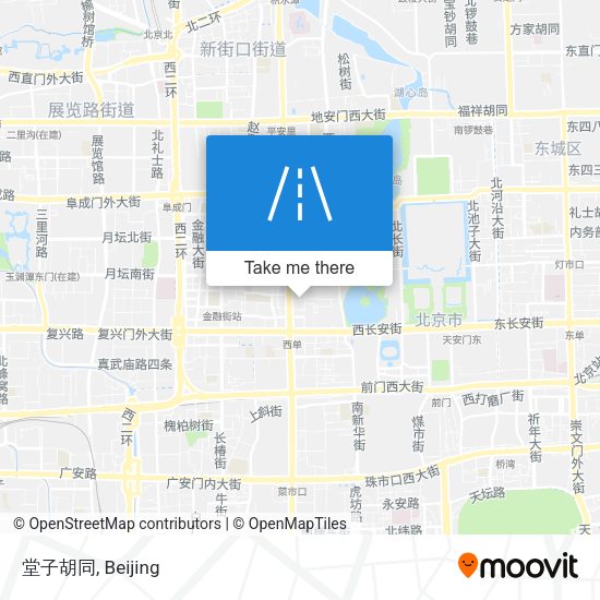 堂子胡同 map