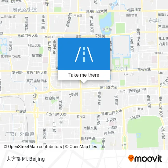 大方胡同 map
