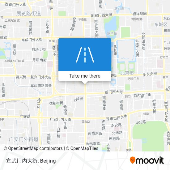 宣武门内大街 map