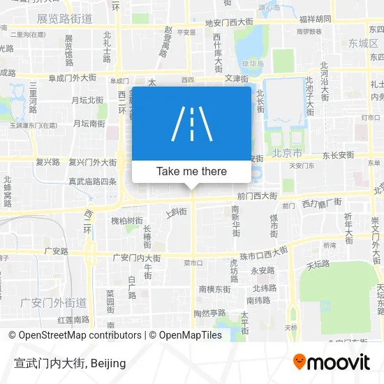 宣武门内大街 map