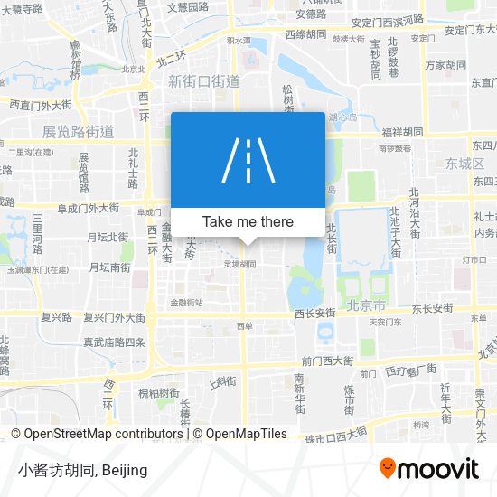 小酱坊胡同 map