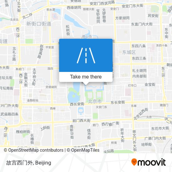 故宫西门外 map