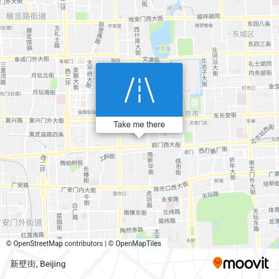 新壁街 map