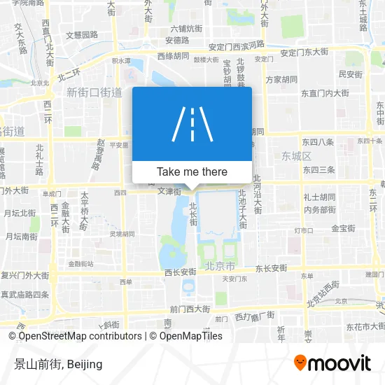 景山前街 map