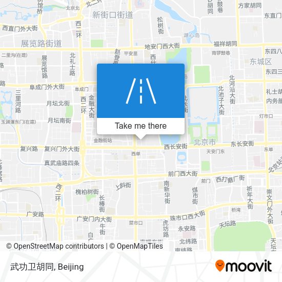 武功卫胡同 map