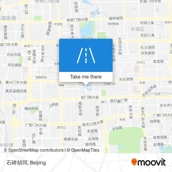 石碑胡同 map