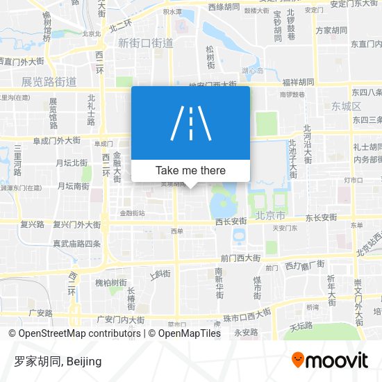 罗家胡同 map