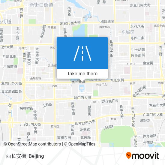 西长安街 map