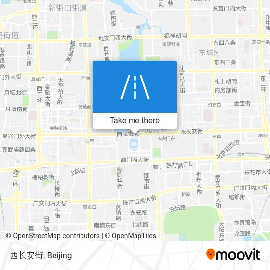 西长安街 map
