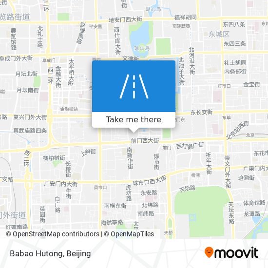 Babao Hutong map