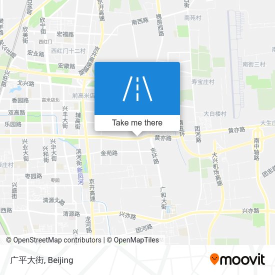 广平大街 map