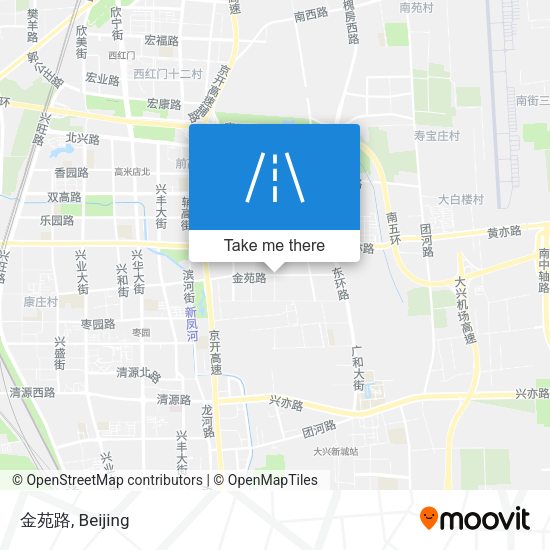 金苑路 map