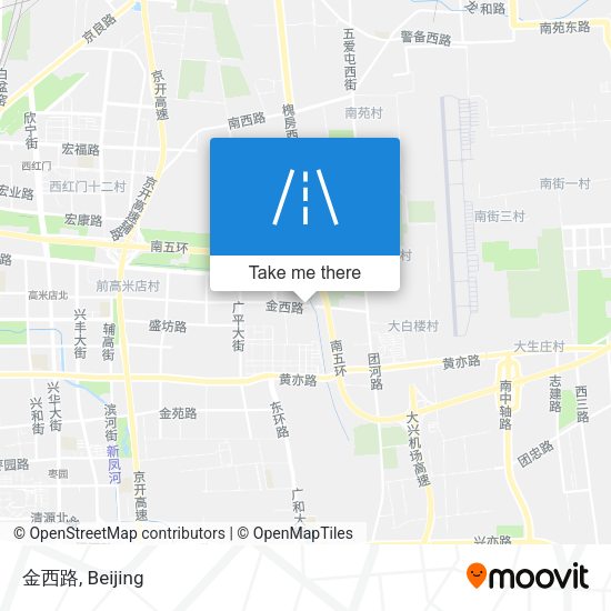 金西路 map
