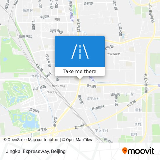 Jingkai Expressway map