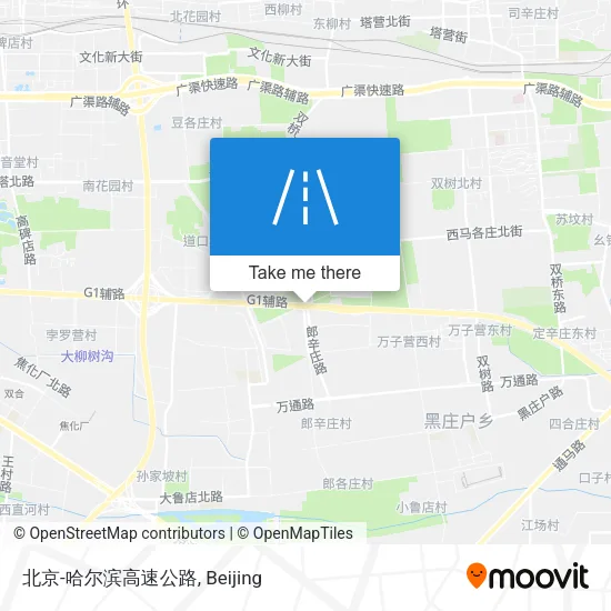 北京-哈尔滨高速公路 map