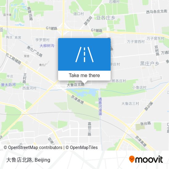 大鲁店北路 map