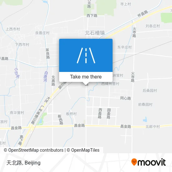天北路 map