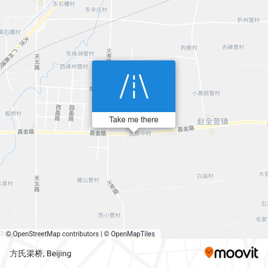 方氏渠桥 map
