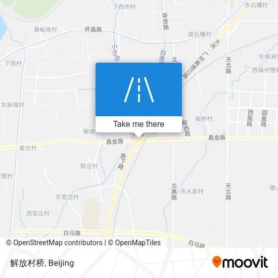解放村桥 map