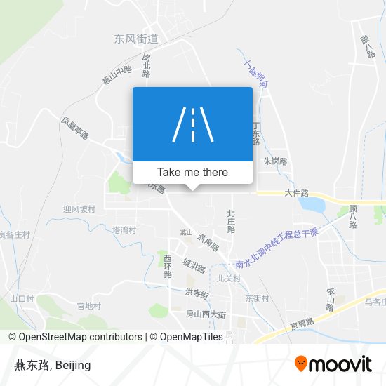 燕东路 map