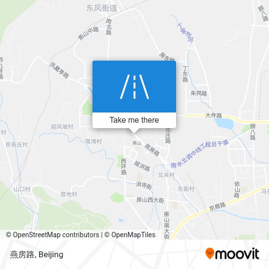 燕房路 map