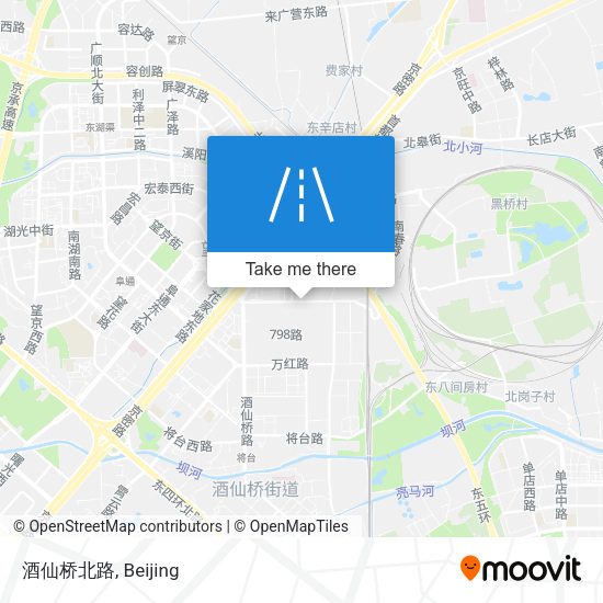 酒仙桥北路 map