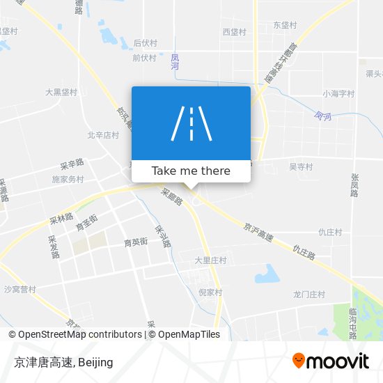 京津唐高速 map