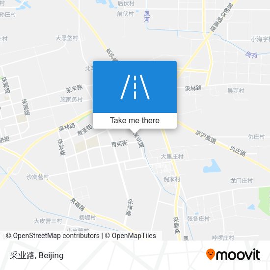 采业路 map