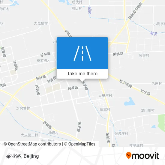 采业路 map