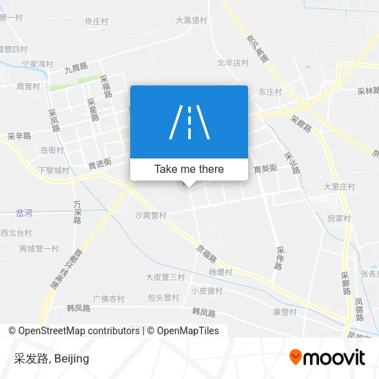 采发路 map