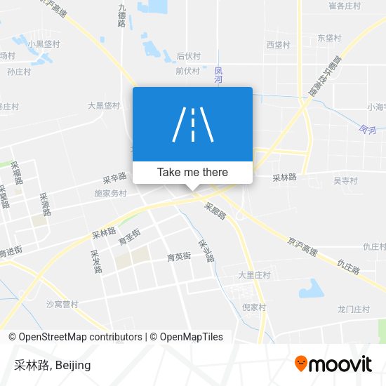 采林路 map
