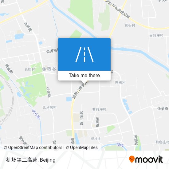 机场第二高速 map