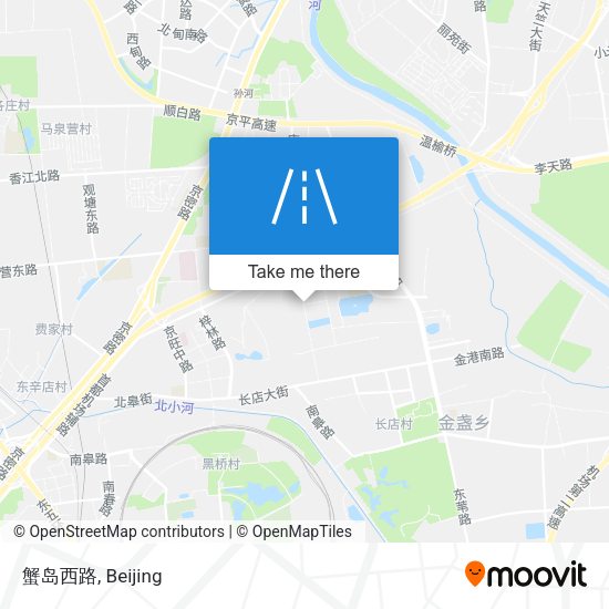 蟹岛西路 map