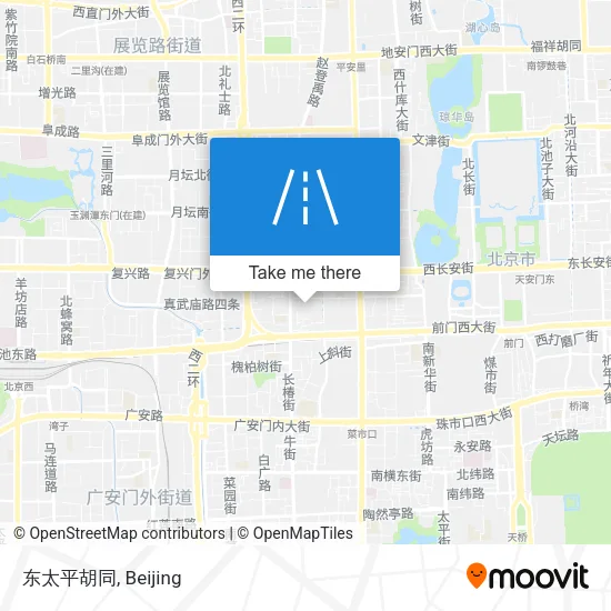 东太平胡同 map
