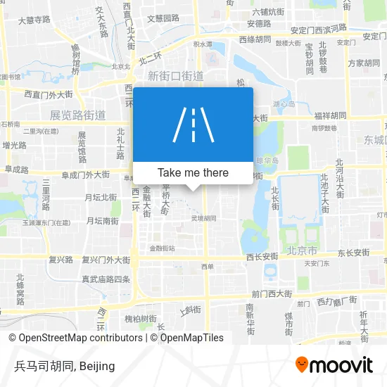 兵马司胡同 map