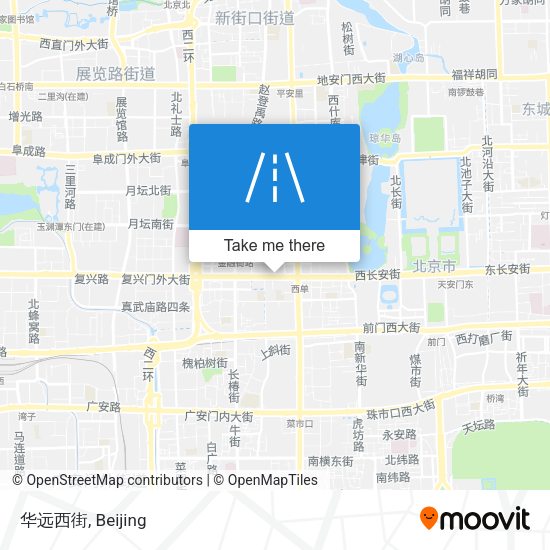华远西街 map