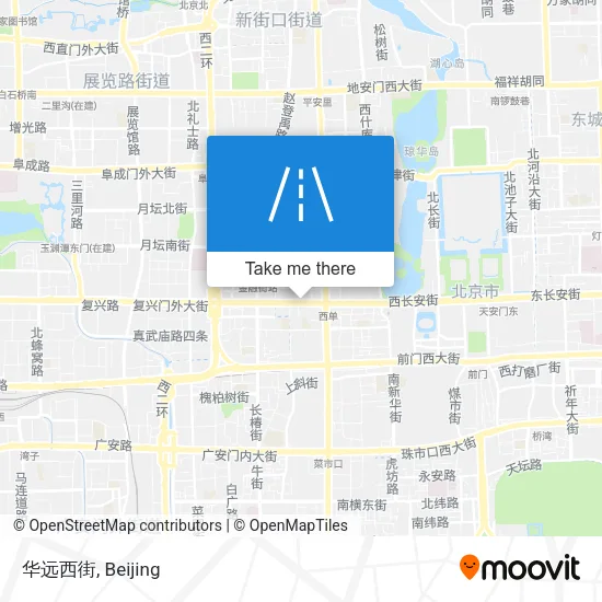 华远西街 map