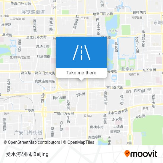 受水河胡同 map