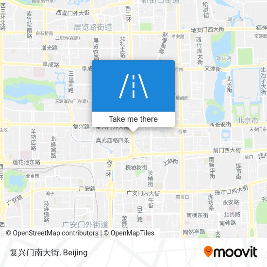 复兴门南大街 map