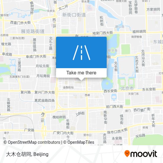 大木仓胡同 map