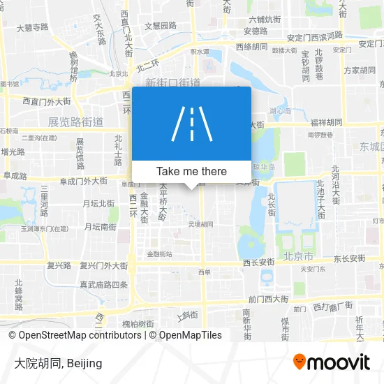 大院胡同 map