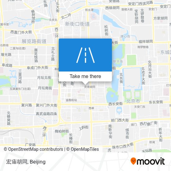 宏庙胡同 map