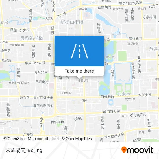 宏庙胡同 map