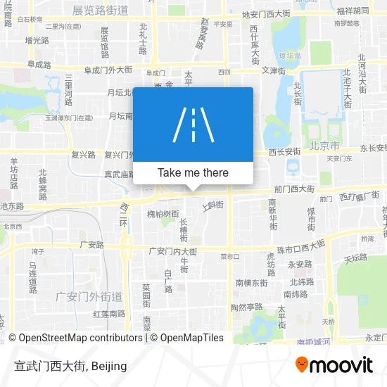 宣武门西大街 map