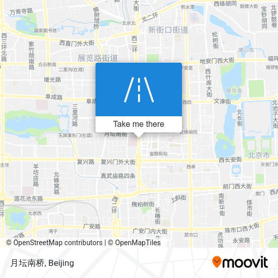 月坛南桥 map